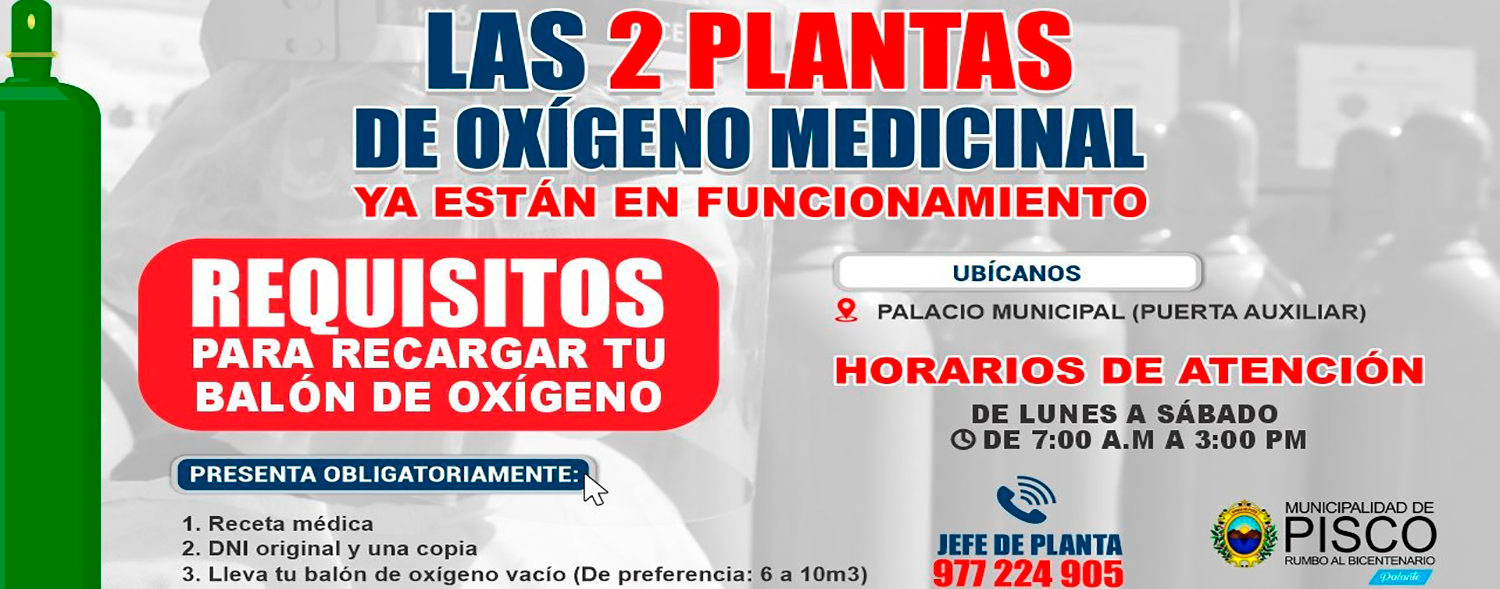 Plantas de oxígeno medicinal